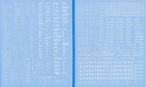 Archer Fine Transfers 35001W 1/35 US Military Vehicle Markings & Labeling (White)