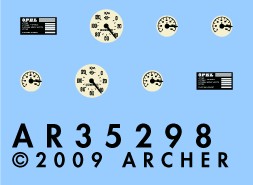 Archer Fine Transfers 35298 1/35 Opel Blitz Instruments & Placards for ITA