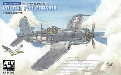 AFV Club 14406 1/144 F4U1/1A/1C/1D Corsair Fighter (2 Kits)