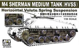 AFV Club 35030 1/35 M4 Sherman Med Tank Wheels & Suspension (HVSS)