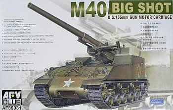 AFV Club 35031 1/35 M40 Big Shot US 155mm Gun Motor Carriage