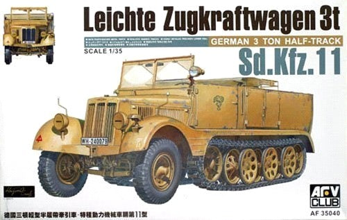 AFV Club 35040 1/35 German SdKfz 11 3-Ton Halftrack
