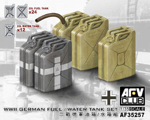 AFV Club 35257 1/35 WWII German Fuel/Water Tank Set