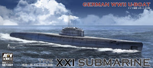AFV Club 73501 1/350 WWII German U-Boat Type XXI Submarine