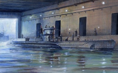 AFV Club 73505 1/350 German U-Boat VII D Minelayer Submarine