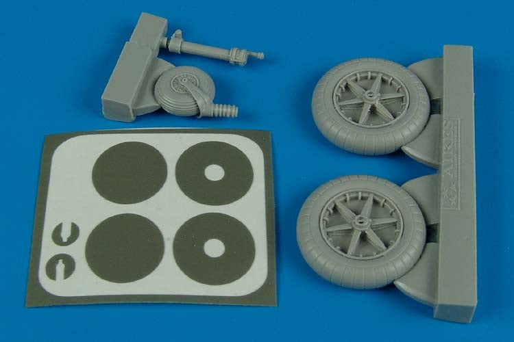 Aires 2138 1/32 Bf109F Wheels & Paint Masks For TSM