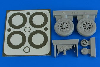 Aires 2227 1/32 A1H Skyraider Wheels & Paint Masks For TSM