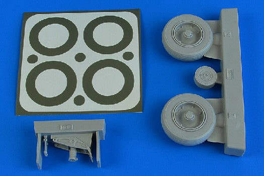 Aires 2231 1/32 A1J Skyraider Wheels & Paint Masks For TSM (D)