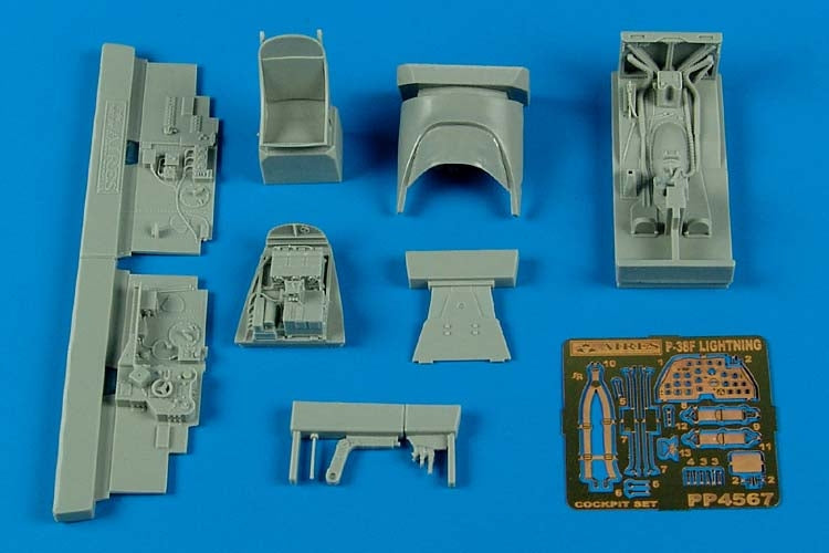 Aires 4567 1/48 P38F Cockpit Set For ACY