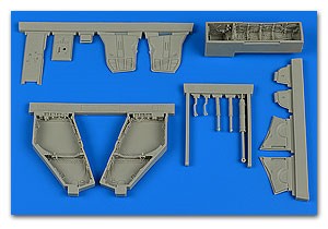 Aires 4766 1/48 F4J/S Phantom II Wheel Bay For Zoukei-Mura