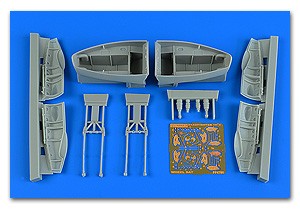 Aires 4786 1/48 Beaufighter TF X Wheel Bay Set For RVL (D)