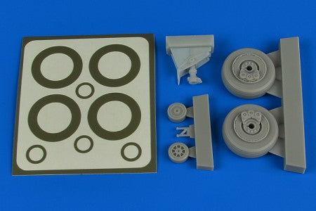 Aires 4793 1/48 A1H Skyraider Wheels & Paint Masks For TAM