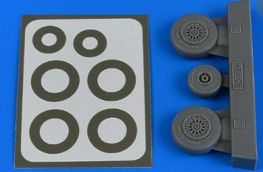 Aires 4813 1/48 L39C Albatros Wheels & Paint Masks For TSM (D)