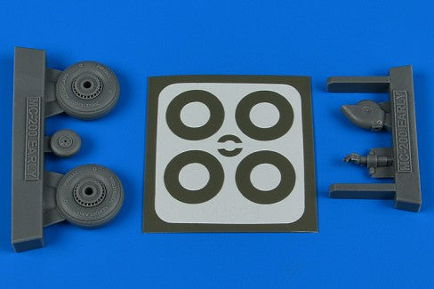 Aires 4823 1/48 Macchi Mc200 Early Wheels & Paint Masks For ITA & TAM (D)