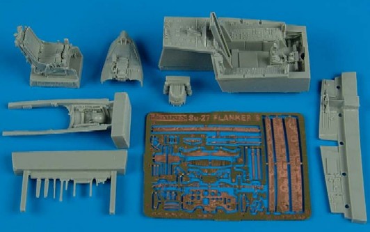 Aires 7249 1/72 Su27 Flanker B Cockpit Set For HSG & RVL