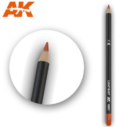 AK Interactive 10011 Weathering Pencils: Light Rust (5/Bx)