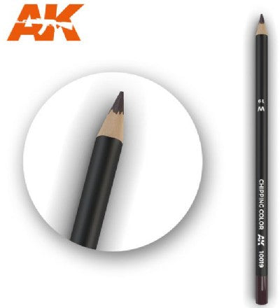 AK Interactive 10019 Weathering Pencils: Chipping Color (5/Bx)