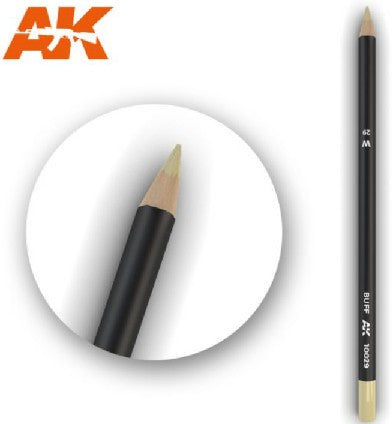 AK Interactive 10029 Weathering Pencils: Buff (5/Bx)
