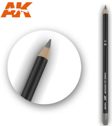 AK Interactive 10035 Weathering Pencils: Dark Aluminum (5/Bx)