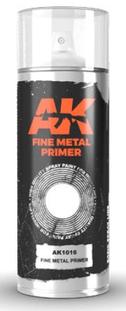 AK Interactive 1016 Fine Metal Lacquer Primer 150ml Spray
