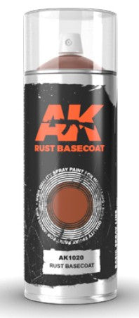 AK Interactive 1020 Rust Lacquer Basecoat 150ml Spray
