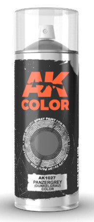 AK Interactive 1027 Panzer Grey (Dunkelgrau) Lacquer Paint 150ml Spray