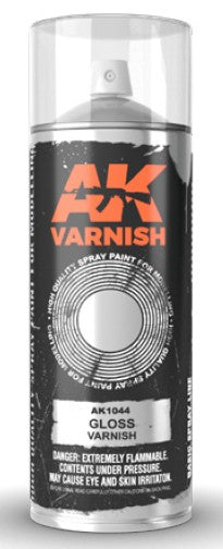 AK Interactive 1044 Gloss Lacquer Varnish 400ml Spray