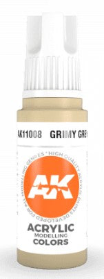 AK Interactive 11008 Grimy Grey 3G Acrylic Paint 17ml Bottle
