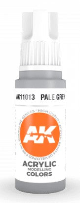 AK Interactive 11013 Pale Grey 3G Acrylic Paint 17ml Bottle