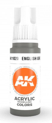 AK Interactive 11020 English Grey 3G Acrylic Paint 17ml Bottle