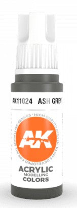 AK Interactive 11024 Ash Grey 3G Acrylic Paint 17ml Bottle