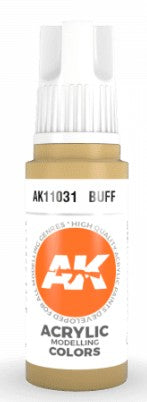 AK Interactive 11031 Buff 3G Acrylic Paint 17ml Bottle