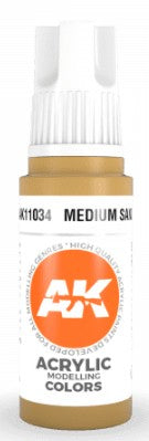 AK Interactive 11034 Medium Sand 3G Acrylic Paint 17ml Bottle