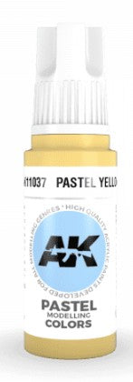 AK Interactive 11037 Pastel Yellow 3G Acrylic Paint 17ml Bottle