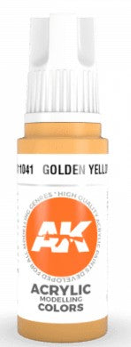 AK Interactive 11041 Golden Yellow 3G Acrylic Paint 17ml Bottle