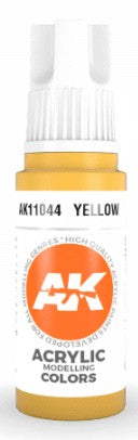 AK Interactive 11044 Yellow 3G Acrylic Paint 17ml Bottle