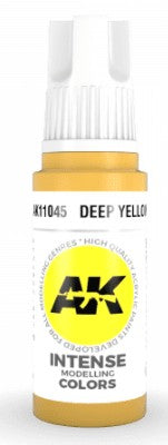 AK Interactive 11045 Deep Yellow 3G Acrylic Paint 17ml Bottle