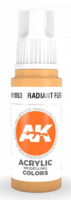 AK Interactive 11053 Radiant Flesh 3G Acrylic Paint 17ml Bottle