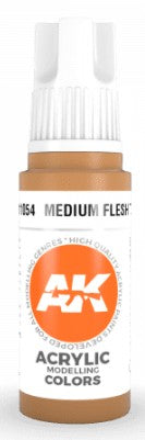 AK Interactive 11054 Medium Flesh Tone 3G Acrylic Paint 17ml Bottle