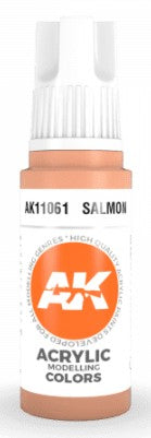 AK Interactive 11061 Salmon 3G Acrylic Paint 17ml Bottle