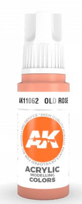 AK Interactive 11062 Old Rose 3G Acrylic Paint 17ml Bottle