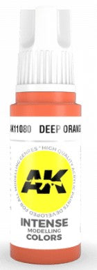 AK Interactive 11080 Deep Orange 3G Acrylic Paint 17ml Bottle