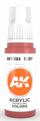 AK Interactive 11084 Ruby 3G Acrylic Paint 17ml Bottle