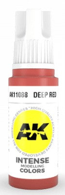 AK Interactive 11088 Deep Red 3G Acrylic Paint 17ml Bottle