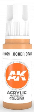 AK Interactive 11099 Ocher Orange 3G Acrylic Paint 17ml Bottle