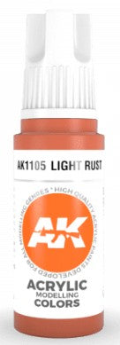 AK Interactive 11105 Light Rust 3G Acrylic Paint 17ml Bottle