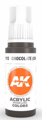 AK Interactive 11113 Chocolate (Chipping) 3G Acrylic Paint 17ml Bottle
