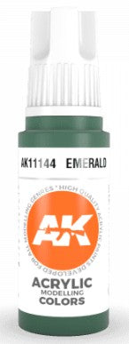 AK Interactive 11144 Emerald 3G Acrylic Paint 17ml Bottle