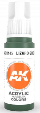 AK Interactive 11145 Lizard Green 3G Acrylic Paint 17ml Bottle