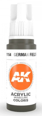 AK Interactive 11154 German Field Grey 3G Acrylic Paint 17ml Bottle